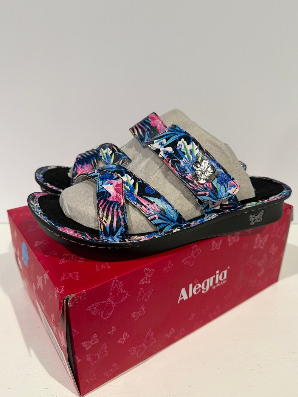 Alegria Victoriah Tropic Nights Orthopedic Sandals Womens Size 41 10.5-11 NEW